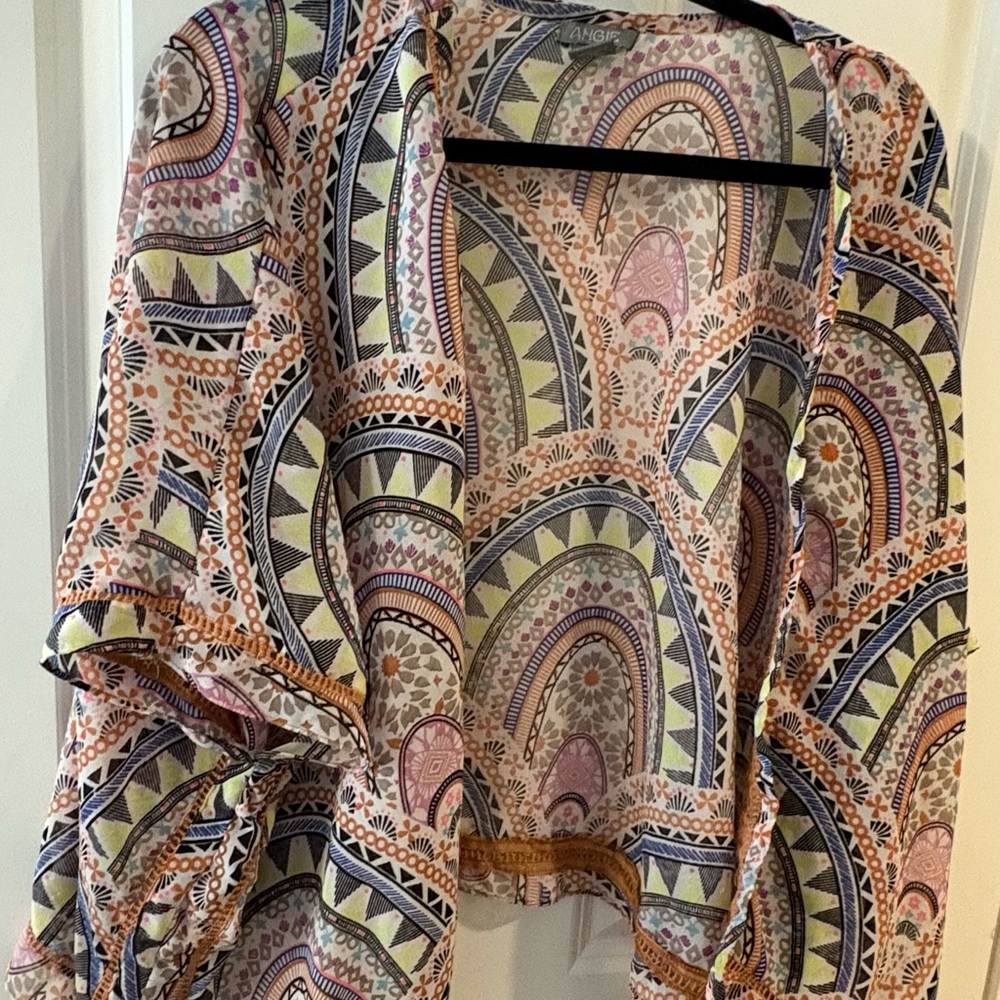 Colorful Patterned Summer Shrug